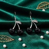 WELLN Cherry Earrings, Resin Ear Jewelry Dangle Earrings, Creative Cute Exaggerate Statement Earring