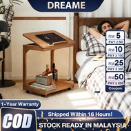 𝑫𝑹𝑬𝑨𝑴𝑬|Ready Stock|Adjustable Solid Wood Table | Side Table|Coffee Table| Laptop Desk All-in-One for