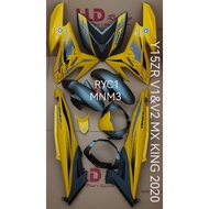 Y15ZR HLD COVERSET - MX King 2020 [ MATT GREY/YELLOW ] V1 &amp; V2