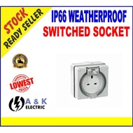 SINGLE IP66 WEATHERPROOF SWITHCHED SOCKET