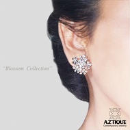 Aztique ต่างหูดอกไม้ Flower Earrings Gift For women Jewelry Earrings Gifts ต่างหู bs