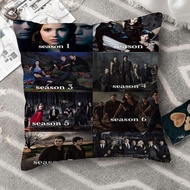 The Vampire Diaries·Dark Suspense Vibe Square Double-Sided Digital Print Pillowcase｜Skin-Friendly Te