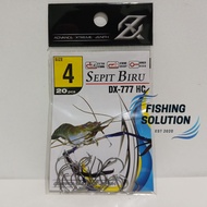 AXZ Fishing Hook biru DX Shrimp/ HC777