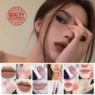 Cappuvini Double-ended Tube Lip Liner With Lip Brush Waterproof Long-lasting Matte Lipstick Q5r3