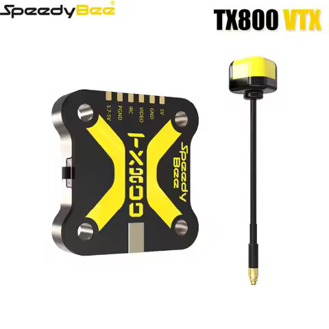 SpeedyBee TX800 5.8G VTX 48CH PitMode 25mW/200mW/400mW/800mW Output Long Range Transmitter with Ante