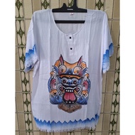 Jumbo White Basic Barong T-Shirt Top - AF711