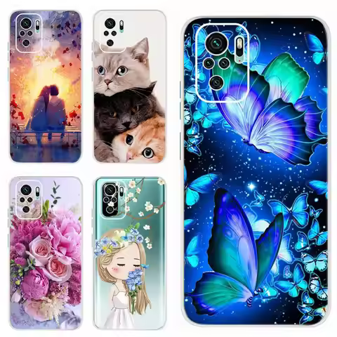 For Xiaomi Redmi Note 10 Pro Case Soft Silicone Back Cover For Xiaomi Note 10 Pro Note 10Pro Max Pho