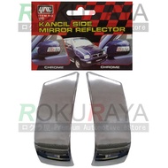Perodua Kancil Old Square Head Lamp (1994 - 2000) Car Side Door Mirror Cover Chrome Trim Reflector A