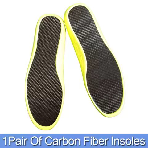 1Pair Carbon Fiber Insole-Carbon Sole Propulsion-Carbon Fiber Template-For Basketball Volleyball Spo