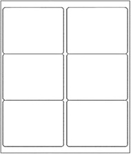9527 Product 6-UP Shipping Labels, 3-1/3 x 4 Address Labels 150 Labels, 25 Sheets Compatible Laser/I