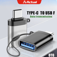Actual USB 3.0 OTG Micro USB to Type-C Android Tablet/Laptop/Phone Adapter Converter Transfer Data C