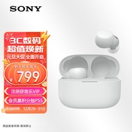 索尼（SONY）LinkBuds S 舒适入耳 真无线降噪耳机 蓝牙5.2 白色