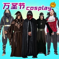 Halloween Costume Male Adult Clothes Wizard Sucking Country Ninja Costume Costume20251013