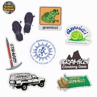 Gramicci logo graphics hike hiking streetwear sticker