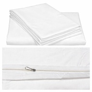 White Plain Duvet Cover Only (Double, Queen, King Size) Comforter Cover/Quilt Cover