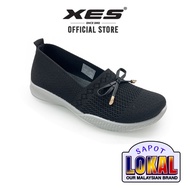 XES BSLCEL300 Ladies Breathable Bow Sporty Outdoor Sneakers ( Brown / Black )