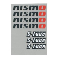 NISMO S-tune sticker set (black)