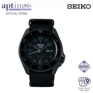 [Aptimos] Seiko Seiko5 Sports SRPD79K1 Black Dial Men Automatic Black Nylon Strap Watch