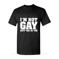 2015 Summer style New men's Fashion "I'm Not Gay But 20 Bucks is 20 Bucks" Funny T-shirt summer Shor