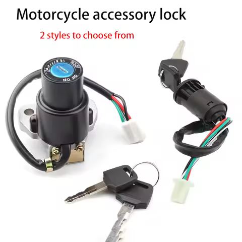 Motorbike Ignition Switch Key Replace Electric Door Lock Fit for Yamaha DT125 TW200 XT225 TW225 50-1