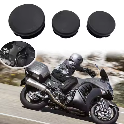 Motorcycle Frame End Caps Frame Hole Cover Caps Plug Decorative Fit For Kawasaki GTR1400 GTR 1400 14