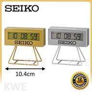 100% ORIGINAL SEIKO Digital Beep Alarm Limited Edition Clock Gold Silver QHL087 (QHL087G, QHL087S) [Jam Loceng Meja]