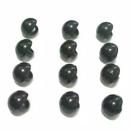 CONTENTS 100 PCS BLACK PEARL MUSHROOM BUTTONS - PEARL BUTTONS DIAMETER 10 - 11 - 13 MM