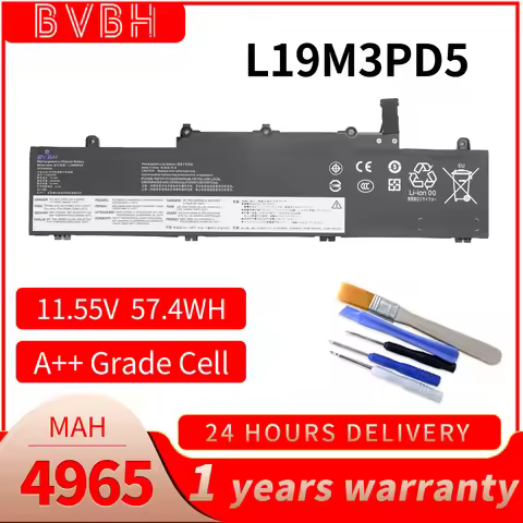 L19M3PD5 L19D3PD5 For Lenovo ThinkPad E14 E15 Gen 2 Gen2 Laptop Battery L19C3PD5 5B10X02594 5B10X026