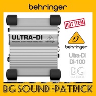 Behringer Di100 Ultra Di Box Multi-purpose direct injection box for stage