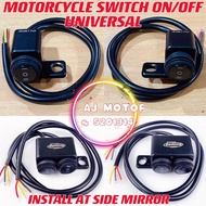 [UNIVERSAL] SWITCH ON OFF SPORT LIGHT SPORTLIGHT LED LAMPU SUIS BUTTON SIDE MIRROR MOTORCYCLE MOTO M