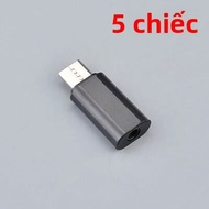 Bộ 5 USB Type-C Sang Jack 3.5mm Cáp Chuyển Đổi Âm Thanh Tai Nghe Adapter Dành Cho Xiaomi Huawei P20 