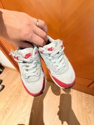 Nike Air Max 1 Toddler Shoes White Red