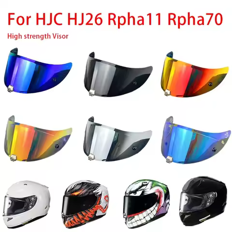 Rpha11 HJ26 Rpha 70 St Helmet visor Shield for HJC Dustproof Windproof Sunscreen shield Electroplate