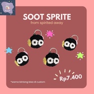 GANTUNGAN Soot Sprite Crochet Keychain Soot Sprite Crochet Keychain/