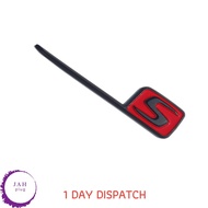 NEW S MATT BLACK & RED AMG REAR BOOT TRUNK FOR MERCEDES BENZ C63 C63S E63 E63S