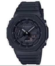 太子/銅鑼灣門市 Casio G-Shock 農家橡樹系列 GA-2100-1A1 GA2110 GA2100 2100 全黑 matt black2100 MATT 八角形 GSHOCK [香港行貨