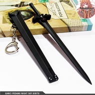 Gantungan Kunci Anime Pedang Night Sky Kirito