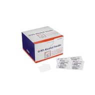 [EXP 02/2027] 100 PCS [70% ISOPROPYL ALCOHOL] BD ALCOHOL SWAB [ MADE USA] [THICKER, SOFTER] [ANTISEP