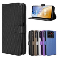 Leather Case Protect Cover For ZTE Blade A56 Flip Stand Cover For ZTE BladeA56 A 56 Wallet Card Stan