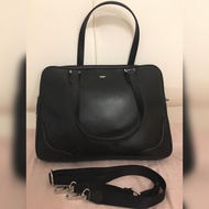 Braun Buffel leather office bag