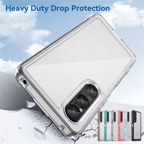 For Sony Xperia 1 VI Case Sony Xperia 1 VI 10 VI Cover Original Shockproof Silicone Protective Phone