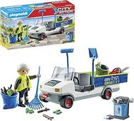 PLAYMOBIL City Action 71433 City Cleaning with Electric Vehicle, Loading Area for Rubbish Truck, Toy