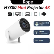 Hy300 Projector Wireless Pro Wifi Bluetooth Cinema Android  Led Small Projector 4K Android  1080P