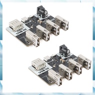 [G V W E] USB2.0 Hub Module 4 Interface USB2.0 Hub XL-USBHUB USB-A TYPE-C DC5.5x 2.1 Interface