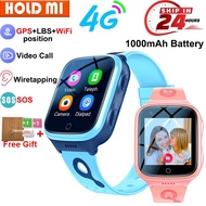 New Kids Smart Watch 4G GPS Wifi Phone Watch 1000Mah Video Call Tracker Location SOS Call Back Monitor Children Gifts Smartwatch