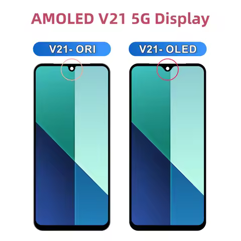AMOLED V21 5G Display For Vivo V21 5G V2050 Display Touch Screen Digitizer Assembly Replacement Scre