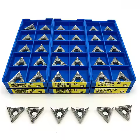 TCGT16T302 TCGT16T304 TCGT16T308 AK H01 Aluminum Insert CNC Internal Turning tool lathe Cutting Copp