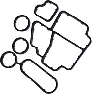 Engine Oil Cooler Gasket Kit Repair Kit Compatible with AUDI A1 (8X1, 8XK) 1.6 TDI 03L198070