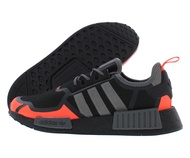 Men's NMD R1 Running Shoe, Core Black/Grey Four/Solar Red, Size 12