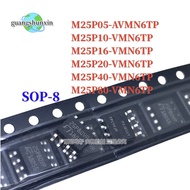 5PCS 25P05VP 25P10VP 25P16VP 25P20VP 25P40VP 25P80VP M25P40 M25P80 M25P05-AVMN6TP M25P10-VMN6TP M25P